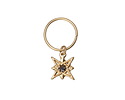 Zola Elements Matte Gold (plated) North Star w/ Crystal Charm 9.5x27mm