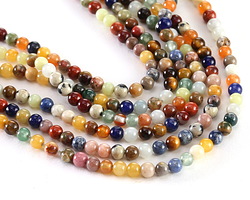 Multi Gemstone Round 3mm