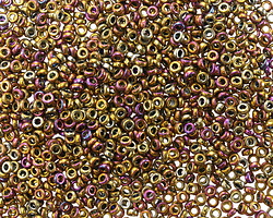 Miyuki Metallic Purple Gold Iris Spacer Bead 2.2mm