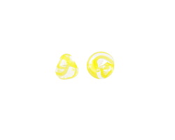 Unicorne Beads Glass Lemon Ice Mini Teardrop 6-7mm