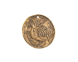 Green Girl Bronze Phoenix Coin 24-26mm