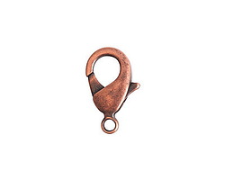 Nunn Design Antique Copper (plated) Lobster Clasp 19x12mm