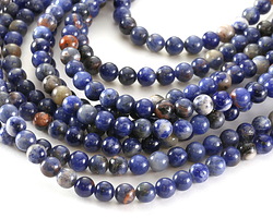 Orange Sodalite Round 6mm
