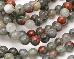 African Bloodstone Round 8mm