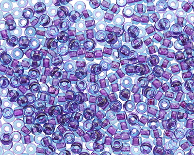TOHO Aqua (with Purple Lining) Round 8/0 Seed Bead