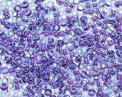 TOHO Aqua (with Purple Lining) Round 8/0 Seed Bead