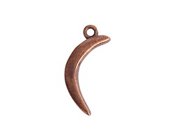 Nunn Design Antique Copper (plated) Crescent Moon Focal 9x24mm