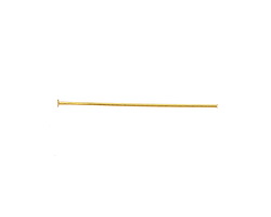 Gold (plated) Head Pin 1", 24 gauge