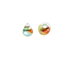Unicorne Beads Glass Aqua Shock Mini Teardrop 6-7mm