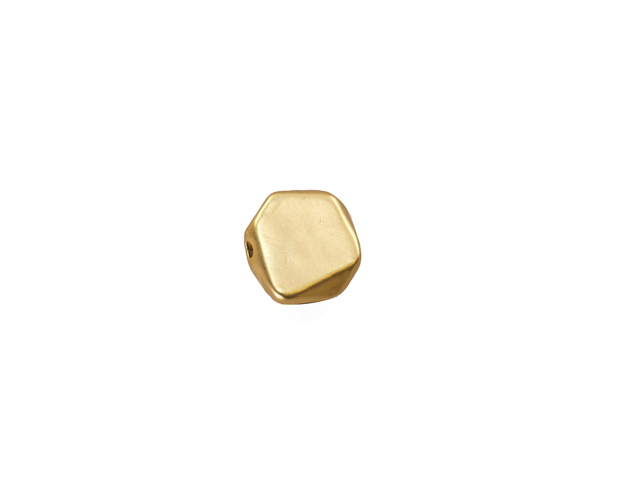 Satin Hamilton Gold (plated) Organic Coin 9mm