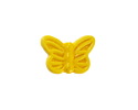 Yellow Porcelain Butterfly 12x18mm