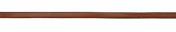 Tan Flat Leather Cord 5mm