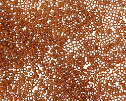 TOHO Opaque Frosted Terra Cotta Round 15/0 Seed Bead