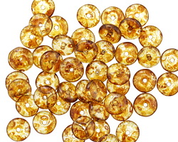 Czech Glass Crystal Picasso Spacer 2x6mm