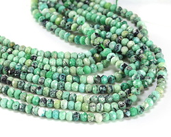 Variscite Microfaceted Rondelle 2x3mm