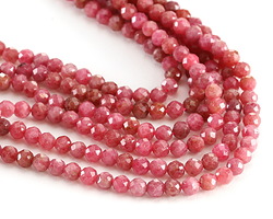 Brazilian Rhodolite Faceted Round 4.5-5mm
