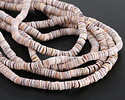Pectin Shell (Multi) Heishi 5-6mm