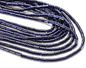 Blue Goldstone Tube 4x2mm