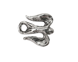 Green Girl Pewter Bird Arrow Clasp 22x20mm