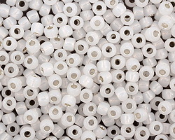 TOHO Milky White (with Silver Lining) Round 6/0 Seed Bead