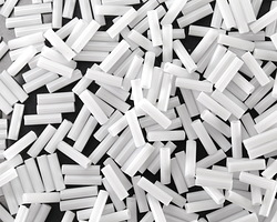Miyuki Opaque White Bugle Bead 6mm