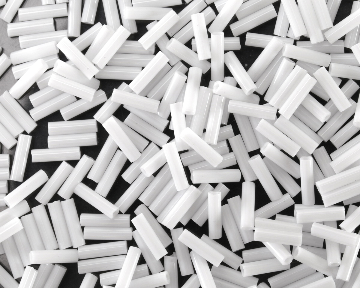Miyuki Opaque White Bugle Bead 6mm