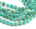 Russian Amazonite Irregular Cube 4-6mm