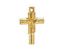 Mykonos Gold (plated) Wrapped Cross 19x29mm