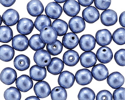 Czech Glass ColorTrends: Sueded Gold Provence Round 6mm