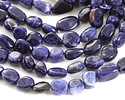 Sodalite Tumbled Nugget 8-13x7-9mm