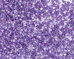 Miyuki Delica Silk Inside Dyed Dark Orchid AB (DB1881) 11/0 Seed Bead