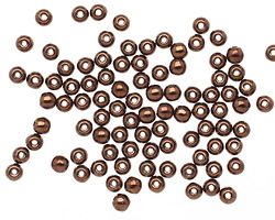 Czech Glass Dark Bronze Round 3mm