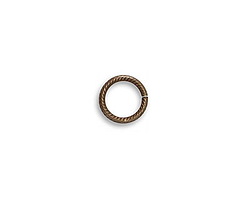 Vintaj Natural Brass Rib Cable Jump Rings 9mm