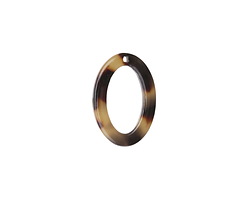 Zola Elements Light Tortoise Shell Acetate Oval Ring 15x22mm