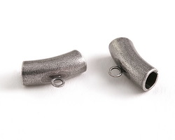 Antique Silver (plated) Noodle Bail 10mm