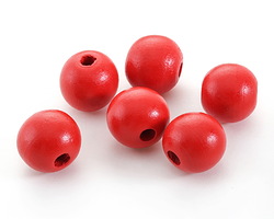 Poppy Wood Round 20mm