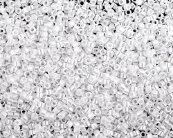 Miyuki Delica White Pearl Ceylon (DB0201) 11/0 Seed Bead - 50 gram Package