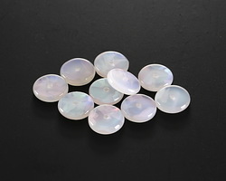 Zola Elements White Opal Acetate Heishi 10mm