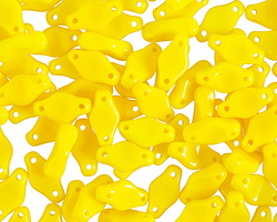 TOHO Cradle Bead Opaque Yellow Vertical 2-Hole 6x10mm