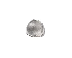 Mykonos Antique Silver (plated) Organic Triangle Tassel Cap / Cord End 11x12mm