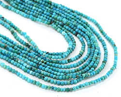 Hubei Turquoise (AA, Sky Blue) Round 2mm