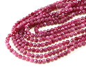 Ruby (A) Microfaceted Round 3mm