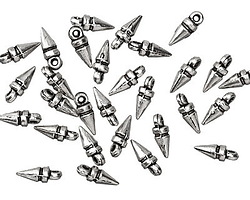Zola Elements Antique Silver (plated) Mini Spike Charm 3x8mm