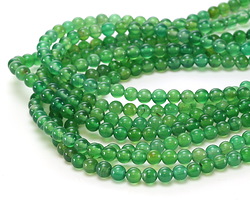 Green Agate Round 6mm