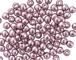 Czech Glass ColorTrends: Sueded Gold Blackened Pearl Round 3mm