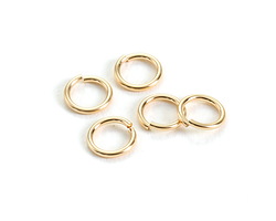 14K Gold Filled Round Jump Ring 6mm, 20 gauge