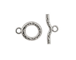 Stainless Steel Branch Toggle Clasp 11x16mm, 18mm Bar