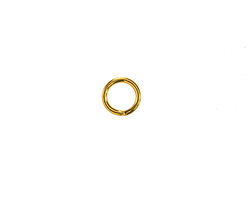 Gold (plated) Jump Ring 7mm, 18 gauge