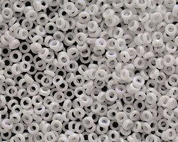 Miyuki Matte Unicorn White AB Spacer Bead 3mm