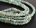 Sea Green Turbo Shell Irregular Heishi 5mm